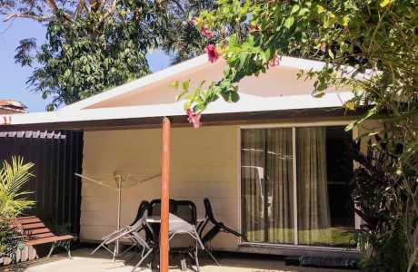 Kui Parks, Tropical Hibiscus Caravan Park, Mission Beach, Self-Contained Cabin