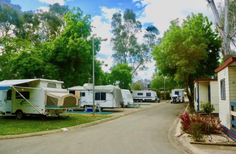 Kui Parks, Wangaratta Caravan Park, Sites